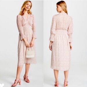 Rebecca Taylor Floral Francesco Smocked Dress